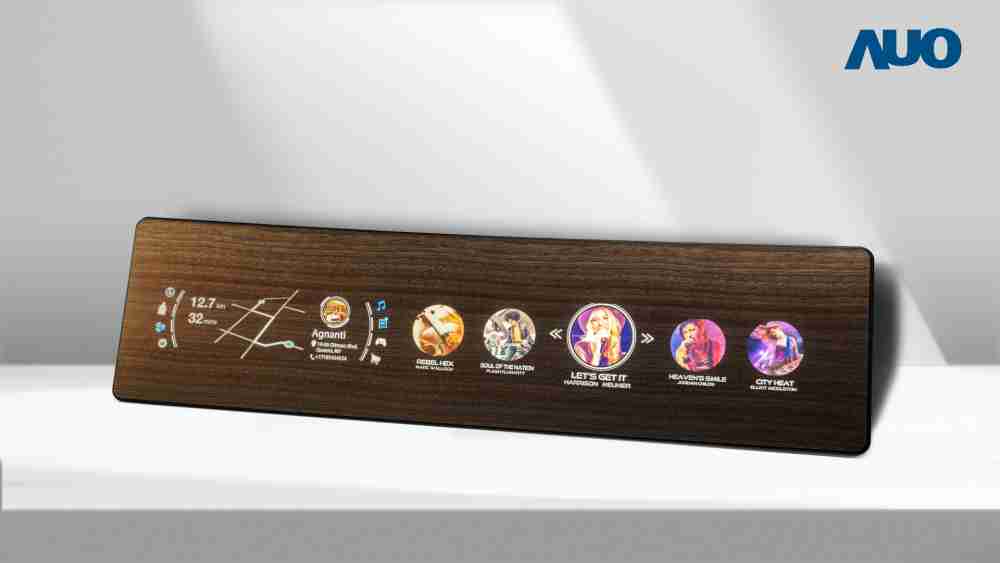 彩神vll研发全球最高穿透度达80%的AmLED木纹显示器，，，，可于使用时呈现高亮度、、、、清晰可见的信息，，，并在不使用时回归为单纯的饰板，，，节能兼具美观