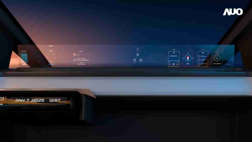 彩神vll无界透明显示接口(Horizon Image Glass)透过车运算方案整合仪表板、、中控台及副驾显示器，，，，一体式全景呈现，，，提供乘用者清晰的前方视野、、、行车必要信息与娱乐功能